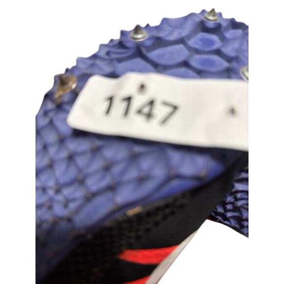 Nike Men Size 8  Zoom Rival S Running Shoe Racing Spikes Black Red - Picture 9 of 9